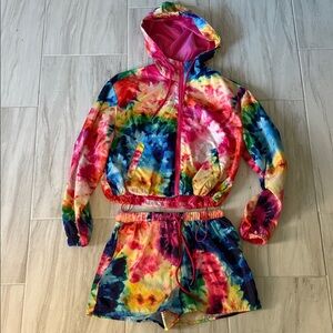 New Look Multicolor Tie-Dye Jumpsuit